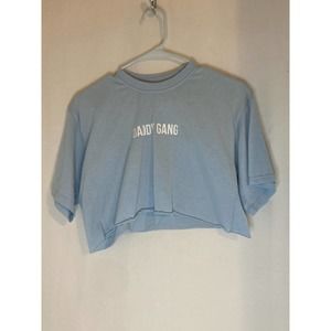 Bar Stool Sports Shirt Womens Shirt Size Small Daddy Gang Blue‎